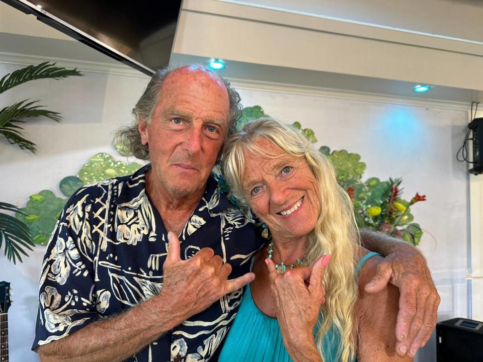 Mary Anne Anderson and her husband Ames Anderson perform in a band called Simple Pleasures. Now, they are using their music to raise money for residents impacted by the Maui wildfires.