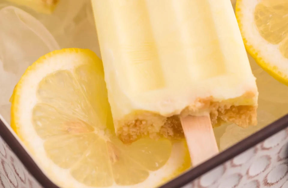 Paletas heladas de yogurt