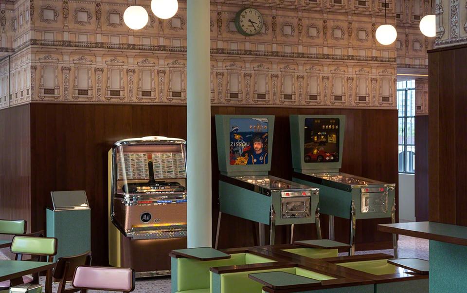 Wes Anderson designed bar