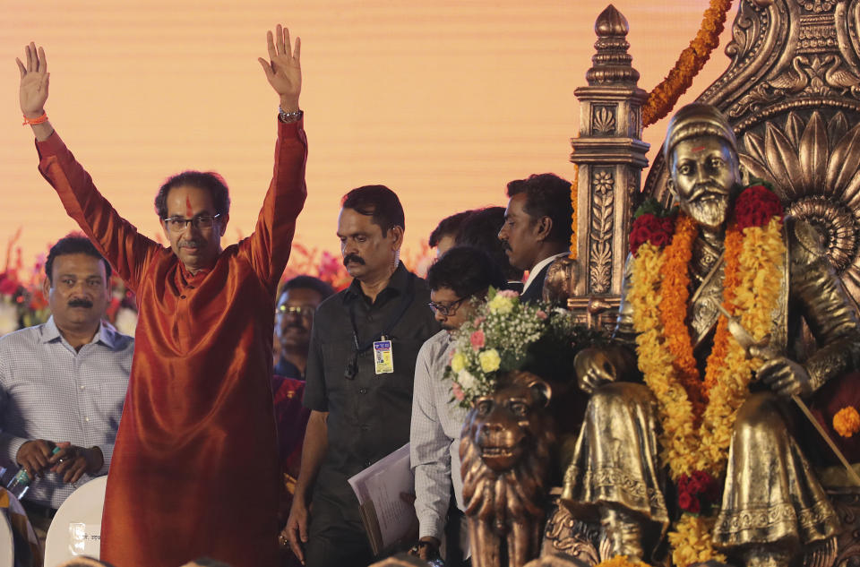 Uddhav takes oath