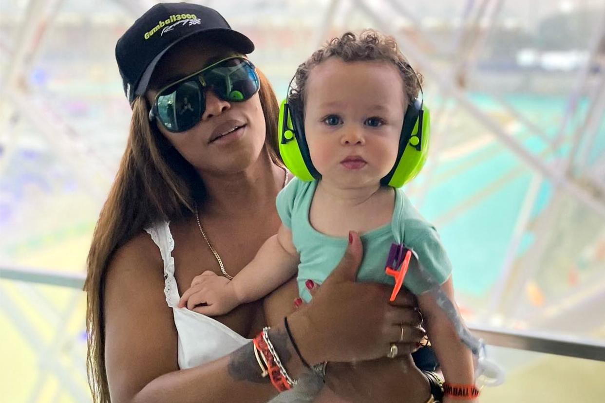 EVE and baby at F1