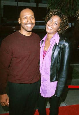 Kevin Eubanks and his gal at the Santa Monica premiere of Artisan's My 5 Wives