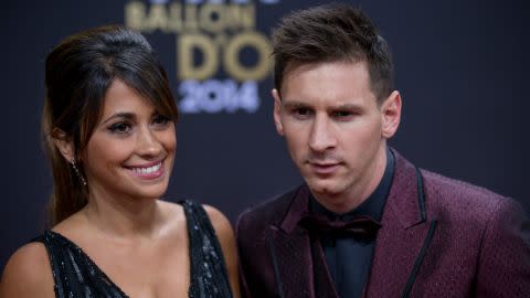 Lionel Messi Antonella Roccuzzo