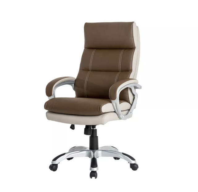 Leather Adjustable Swivel OfficeChair