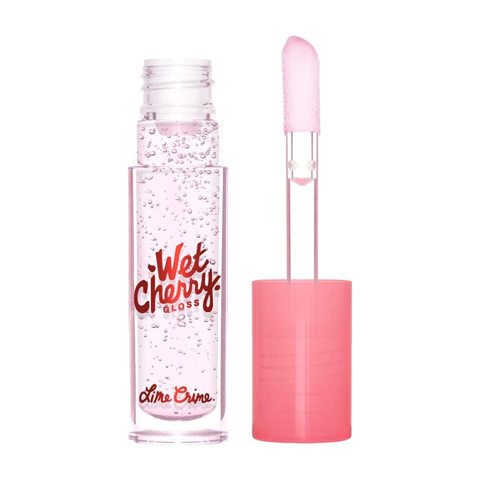 Lime Crime Wet Cherry Lip Gloss, best clear lip gloss