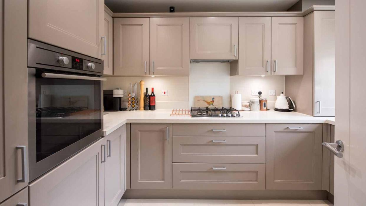 A general interior view of a kitchen