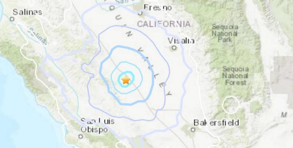 An earthquake that registered 4.1 on the USGS system struck Kettleman City Monday afternoon.