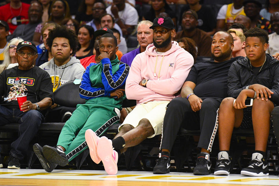  Los Angeles Lakers guard Lebron James and agent Rich Paul
