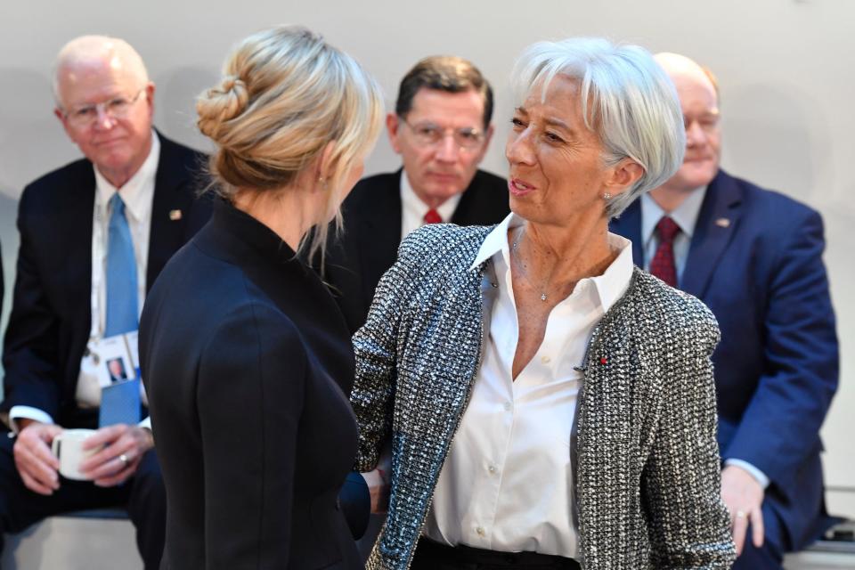 Ivanka Trump Christine Lagarde imf