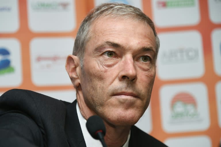 Ivory Coast's new French coach Michel Dussuyer, pictured during a press conference in Abidjan, on July 27, 2015