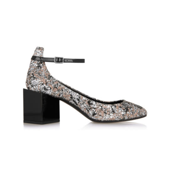 Ace Glittered Leather Pumps, Pierre Hardy $695