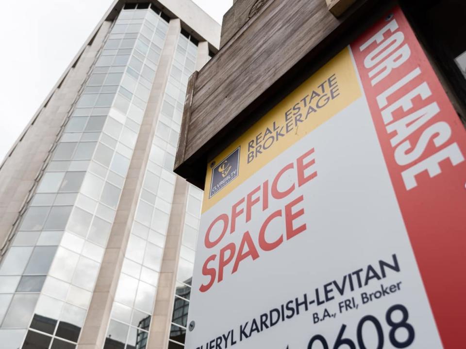 Ottawa's office market saw its vacancy rate climb to 9.7 per cent in the second quarter of 2022 as pandemic recovery slowed, according to a report published by real estate services firm Colliers Canada. (Alexander Behne/CBC - image credit)