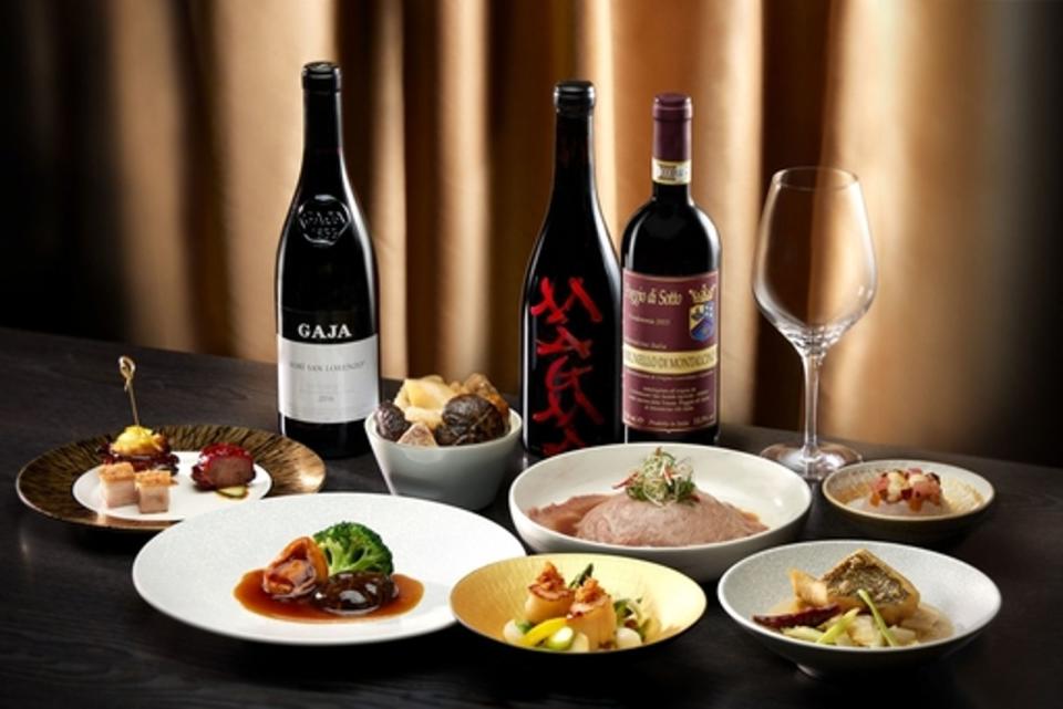 「寒舍食譜」推出「義大利雙酒后西西里火山紅酒餐宴」。（台北寒舍艾美酒店提供）