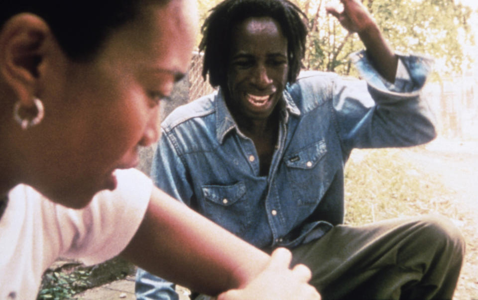 Sonja Sohn and Saul Williams in ‘Slam’, Trimark/courtesy Everett Collection