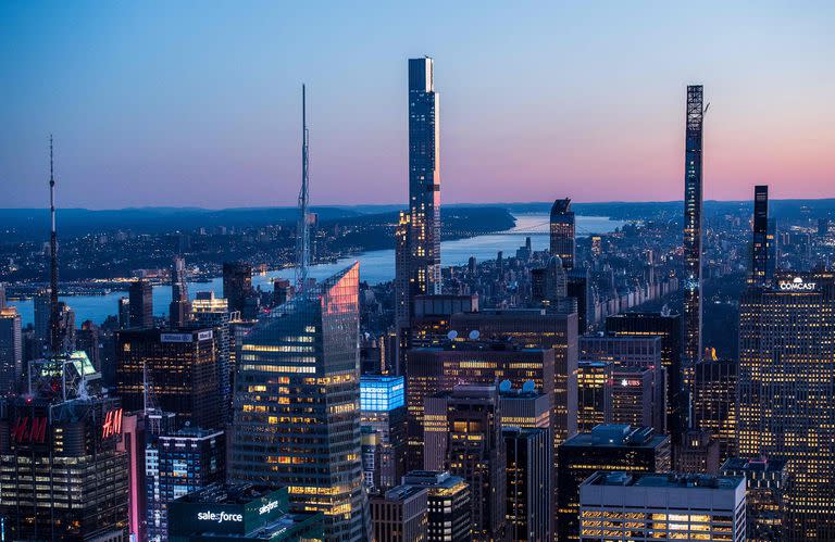 El atardecer en Manhattan desde el edificio Empire State