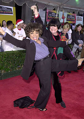 Eartha Kitt and Jo Anne Worley shake their groove thangs at the Hollywood premiere of Walt Disney's The Emperor's New Groove