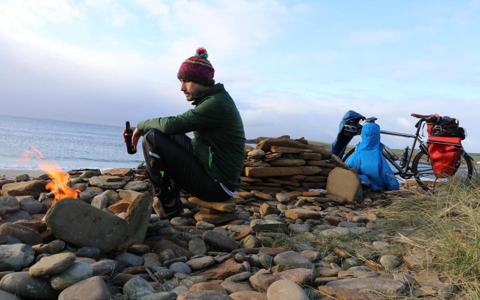 Simon Parker is cycling from Shetland to the Isles of Scilly - Simon Parker