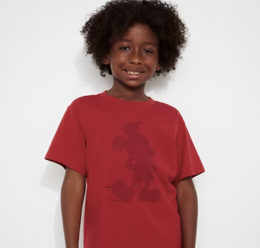 KIDS Mickey Stands UT (Short Sleeve Graphic T-Shirt). (PHOTO: Uniqlo)