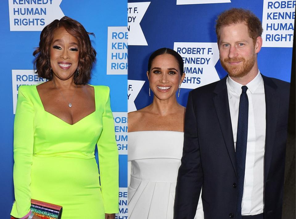 Gayle King, Meghan Markle, Prince Harry