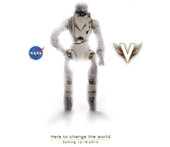 Caption: NASA's new robot Valkyrie was designed for the DARPA Robotics Challenge taking place in December 2013.