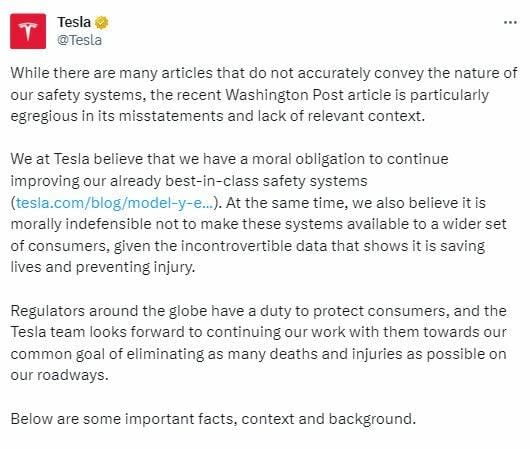 Tesla retira millones de vehículos tras una investigación sobre el piloto automático