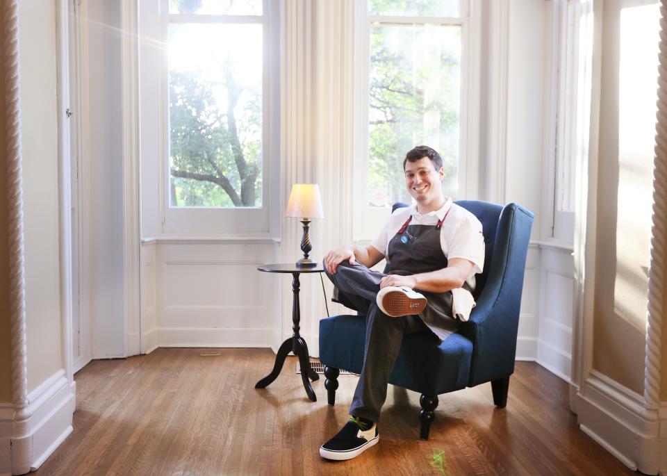 Chef Joshua Mutchnick hosts a JEM Dining Supper Club Pop-Up at the James Lee House on Wednesday, April 27, 2022. 