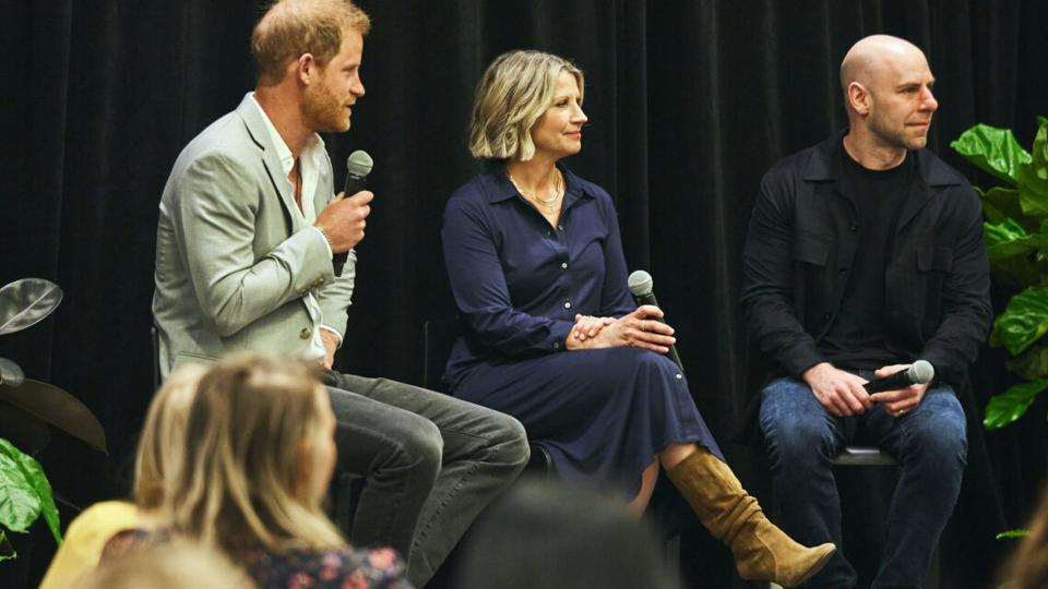 Harry joined a panel to talk about combatting burnout and stress at work