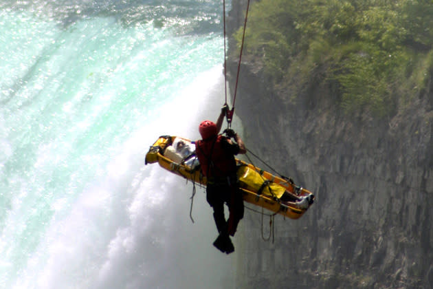 Man jumps over Niagara Falls and survives