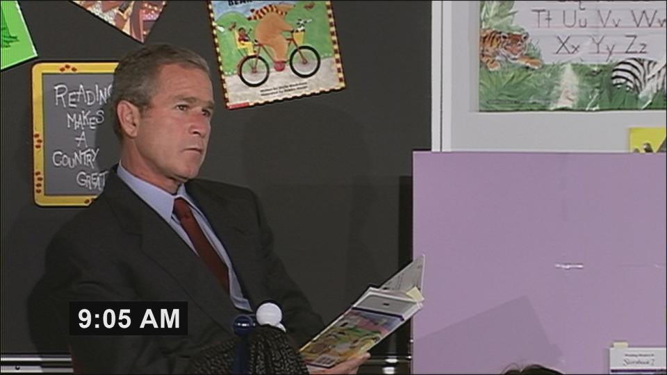 Moores Auseinandersetzung mit der Wahl, der Einstellung und dem Arbeitsethos des damaligen US-Präsidenten in "Fahrenheit 9/11" erhielt über 20-minütige Ovationen und wurde von Jury-Vorsteher Quentin Tarantino mit dem Hauptpreis Palme d'Or bedacht. Dafür sprach, so die offizielle Erklärung, aber nicht (nur) die politische Message des Werks. (Bild: Falcom)