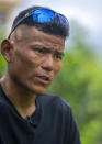 Nepal's sherpa guide Tenjen Sherpa, 35, who with Norwegian climber Kristin Harila climbed the world's 14 tallest mountains in record time, speaks during an interview with The Associated Press in Kathmandu, Nepal, Wednesday, Aug. 9, 2023. Sherpa and Harila shattered the record for the fastest climb of the 14 mountains more than 8,000 meters (about 26,000 feet) high when they topped Mount K2 in Pakistan late last month. The previous record was 189 days, and the pair did it in 92 days. (AP Photo/Niranjan Shrestha)