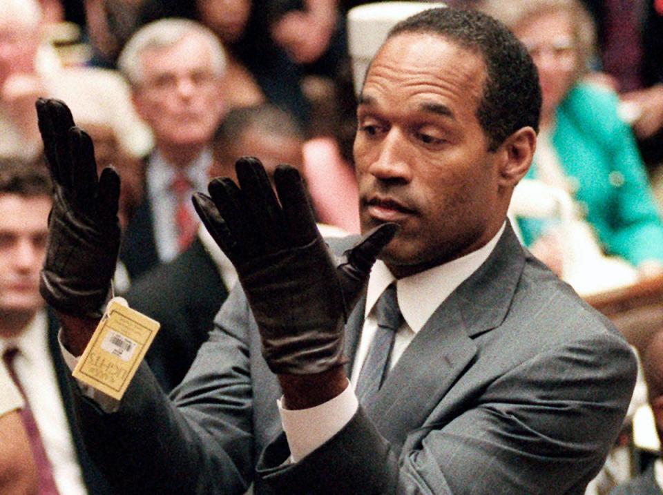 OJ Simpson in court (AP)