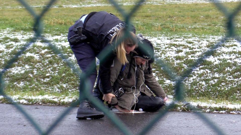 ALEMANIA-PROTESTAS EN AEROPUERTOS (AP)