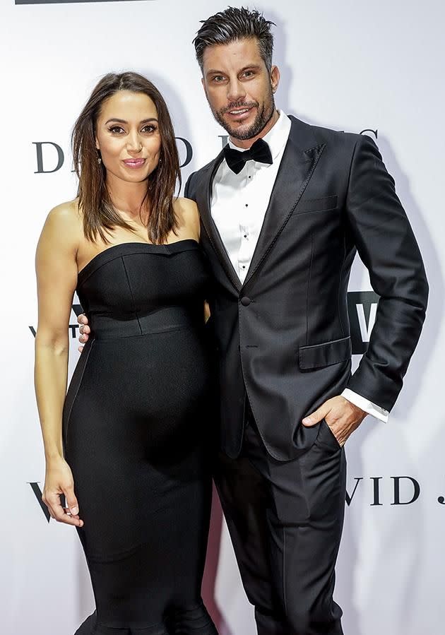 The couple welcomed baby Willow last week. Source: Getty