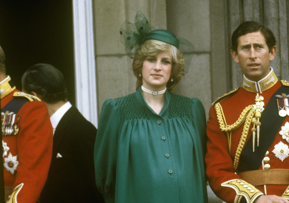 Diana, Princess of Wales,Prince Charles, Prince of Wales ,Diana is pregnant with Prince William ,Trooping the Colour (John Shelley Collection / Getty Images)