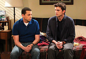 Two and a Half Men, Jon Cryer and Ashton Kutcher  | Photo Credits: Sonja Flemming/CBS