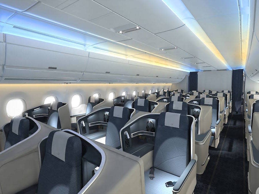 PAL_A350_BusinessClass_5 Philippine Airlines
