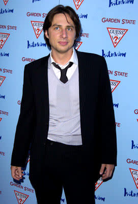 Zach Braff at the Los Angeles premiere of Fox Searchlight's Garden State