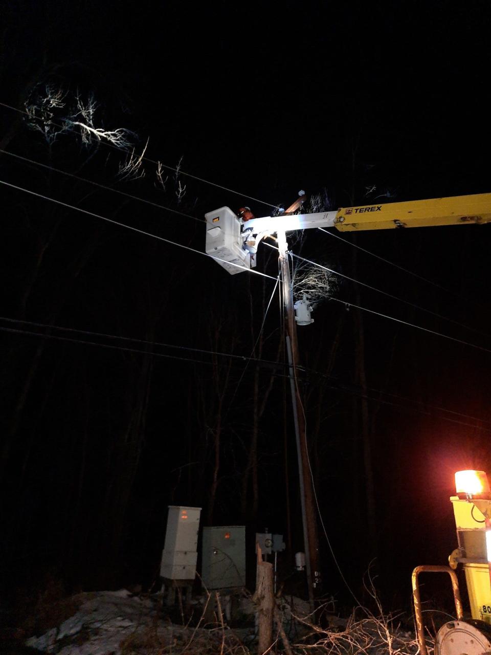 From Wednesday evening to Friday morning, line crews had restored over 21,000 outages.