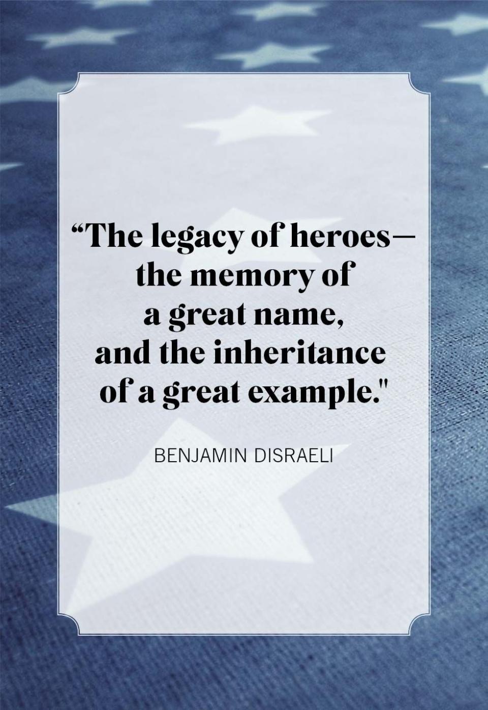 patriotic quotes benjamin disraeli