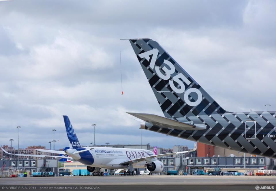 Airbus A350 XWB MSN2 test tail