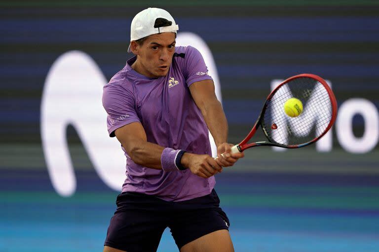 Sebastián Báez llegó a Indian Wells tras ganar los títulos ATP 20 de Chile y 500 de Río de Janeiro