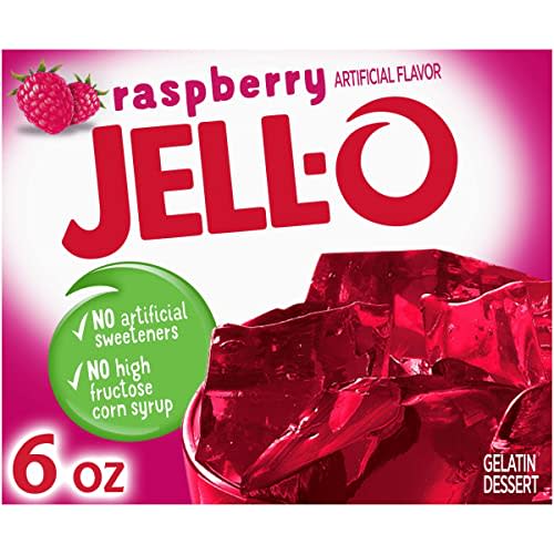 Jell-O Raspberry Gelatin Mix (6 oz Box)