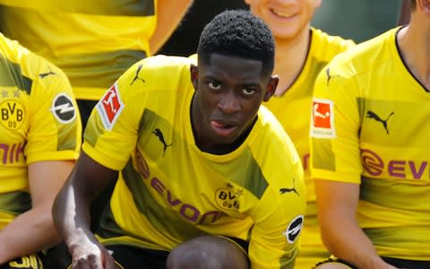 Ousmane Dembele is also 'close' to joining Barca - Credit: EPA