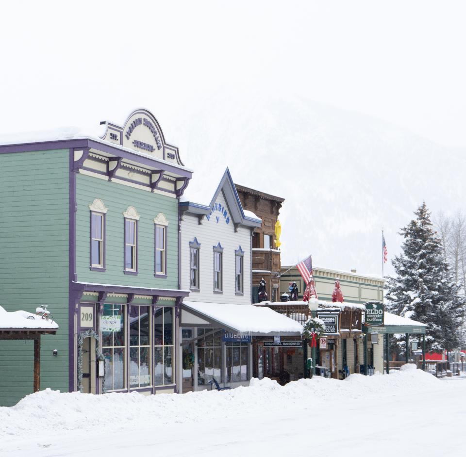 Elk Avenue in Crested Butte, Colorado