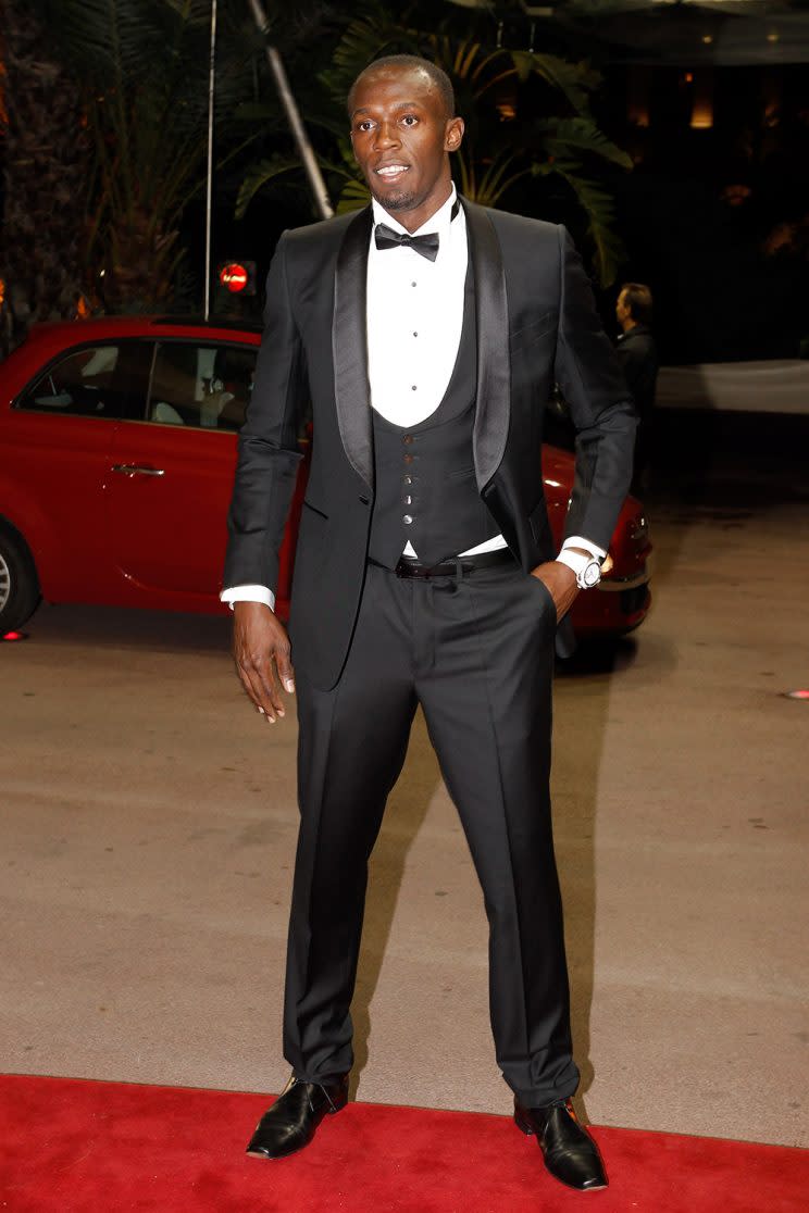 Usain Bolt attends the International Association of Athletics Federations (IAAF) World Gala on November 12, 2011 in Monte-Carlo, Monaco. (Photo by Frederic Nebinger/Getty Images)