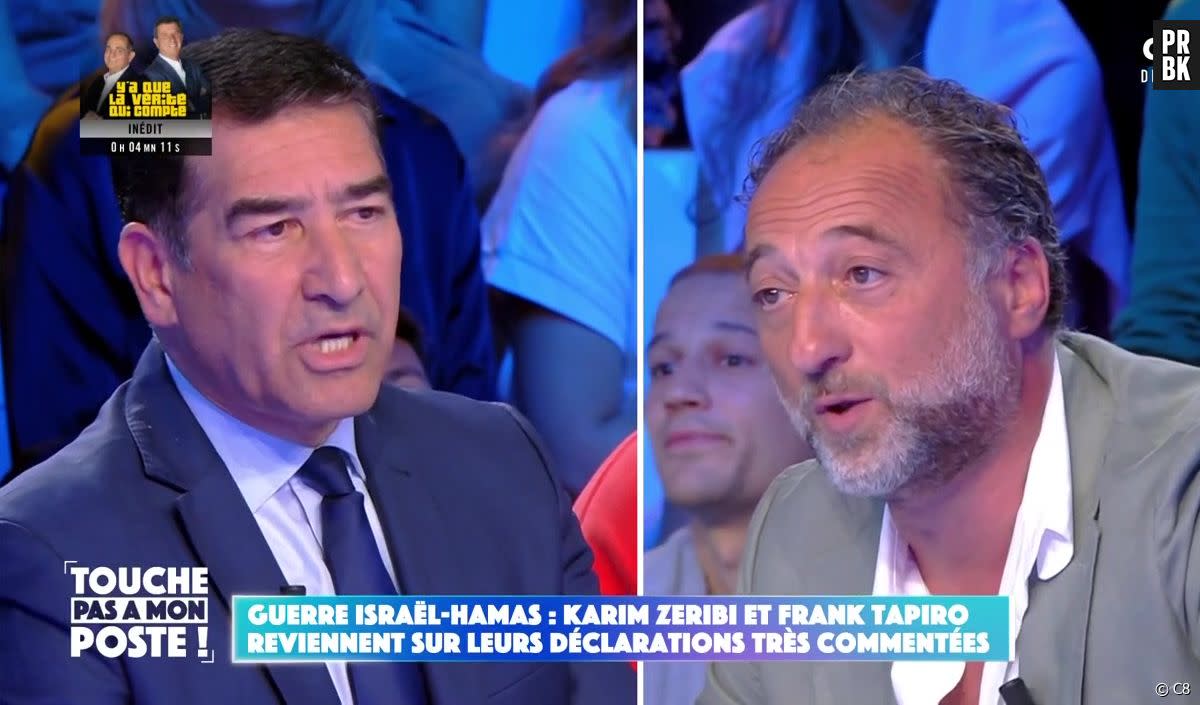 Enorme clash sur la guerre Israël-Hamas dans TPMP : Karim Zéribi explose après un recadrage de Cyril Hanouna - C8