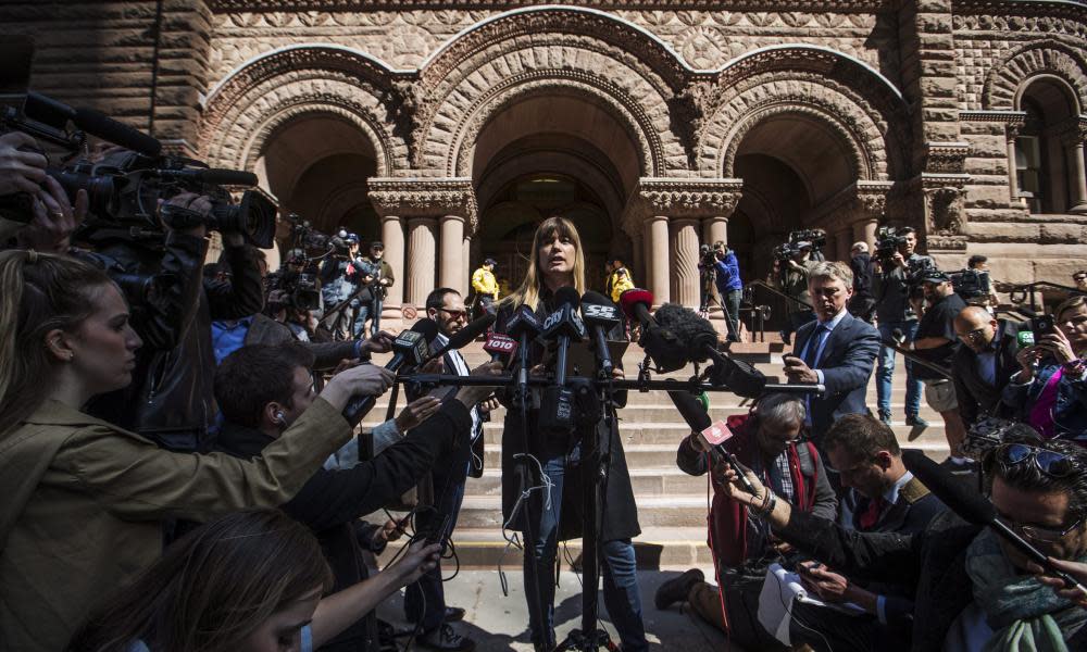 Kathryn Borel, a former colleague of, and complainant against, Jian Ghomeshi, in Toronto, 2016.