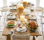 <p>Thanksgiving is a <a href="https://www.housebeautiful.com/entertaining/holidays-celebrations/g2684/thanksgiving-centerpieces/" rel="nofollow noopener" target="_blank" data-ylk="slk:special time of the year;elm:context_link;itc:0;sec:content-canvas" class="link ">special time of the year</a> when you reunite with your loved ones and celebrate what you all are grateful for. If you're hosting this year, fear not! This is your time to shine, courtesy of the following Thanksgiving table decor ideas that everyone will love. </p><p>At the same time, we totally get it. Creating your dream Thanksgiving table setting is no easy feat and that's why you have. Overall, it's a lot simpler than you think, and remember, you must pay attention to <a href="https://www.housebeautiful.com/small-spaces/" rel="nofollow noopener" target="_blank" data-ylk="slk:even the smallest details;elm:context_link;itc:0;sec:content-canvas" class="link ">even the smallest details</a>. From thoughtful name cards to fun, unexpected colors, there are plenty of ways to make your festivities as memorable as ever. </p><p>You can go completely celebratory with turkey imagery alongside autumnal themes or if you have a <a href="https://www.housebeautiful.com/design-inspiration/g25848764/modern-homes/" rel="nofollow noopener" target="_blank" data-ylk="slk:modern-style home;elm:context_link;itc:0;sec:content-canvas" class="link ">modern-style home</a>, there is plenty of contemporary decor to choose from. No matter what your preferences may be, we have the most Instagrammable inspiration for you, ahead. Go on, get shopping, and get ready to host a night guests will never forget!</p>