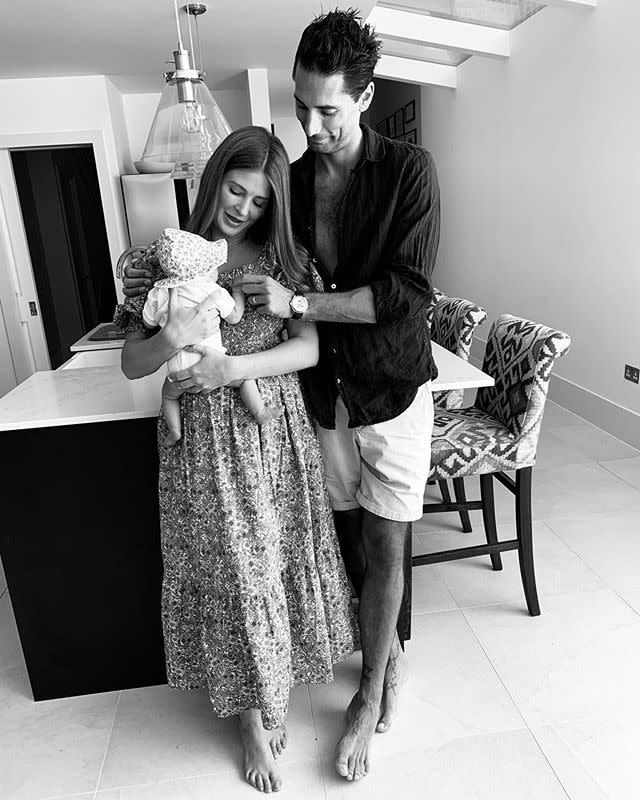 <p>Four weeks after welcoming their baby girl, Millie Mackintosh and Hugo Taylor shared the first picture of the newborn, and later revealed they had named her Sienna Grace.</p><p>"The first four weeks of your life have been the best four weeks of mine," the new mum wrote. "Thank you for making me a Mummy darling girl 💗."</p><p>Former MIC stars Millie and Hugo welcomed their daughter on May 1. "We are delighted to announce the arrival of our darling girl who arrived on Friday 1 May at 1:21pm, weighing a very healthy seven pounds," they told <a href="https://www.hellomagazine.com/" rel="nofollow noopener" target="_blank" data-ylk="slk:Hello;elm:context_link;itc:0;sec:content-canvas" class="link ">Hello</a> magazine at the time. </p><p>"We are eternally grateful to the doctors, nurses and midwives for taking such good care of us. Mum and baby are both doing incredibly well and we are looking forward to bringing our daughter home and spending time together as a family."<br></p><p><a href="https://www.instagram.com/p/CAw3EPTnT49/" rel="nofollow noopener" target="_blank" data-ylk="slk:See the original post on Instagram;elm:context_link;itc:0;sec:content-canvas" class="link ">See the original post on Instagram</a></p>