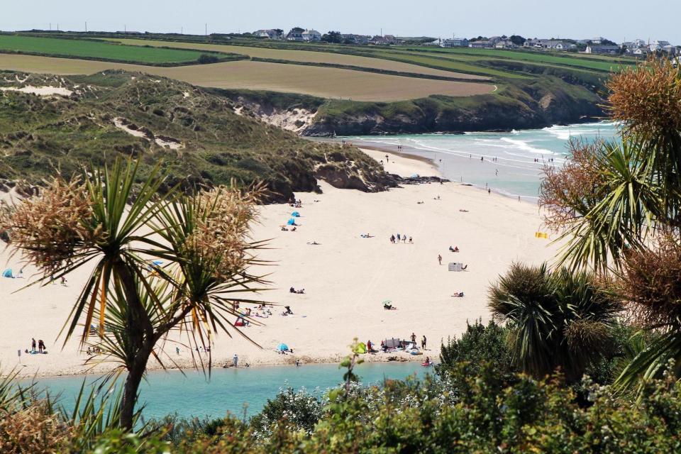 Crantock Bay near Newquay, Cornwall: Shutterstock